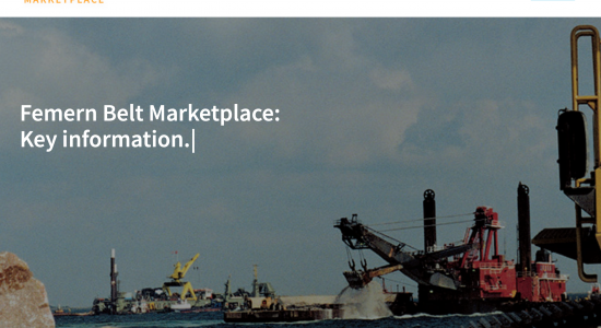 Femern Belt Marketplace forside